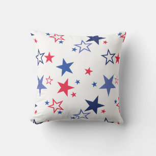 Drapeau américain lancer oreiller