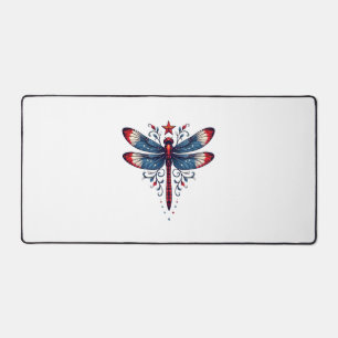 Drapeau américain libellule Patriotique 4 juillet 