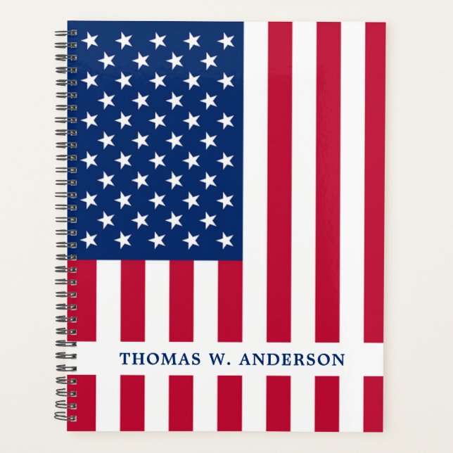 Drapeau américain moderne Rouge Blanc Bleu Patriot (Devant)