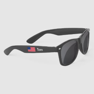 Drapeau américain (Nom) 4Tom Lunettes de soleil en