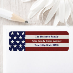 Drapeau américain patriotique États-Unis Étoiles e