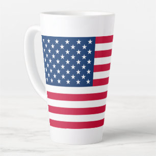 Drapeau américain patriotique latte Mug