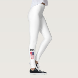 Drapeau américain patriotique Leggings