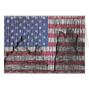 Drapeau américain patriotique peint par épluchage