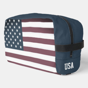Drapeau américain patriotique sac de toilette de v