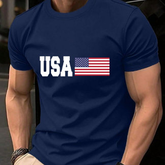 Drapeau américain patriotique T-shirt USA