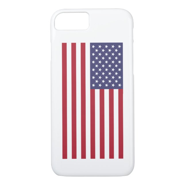 Drapeau américain rouge bleu patriotique coque ipa (Dos)