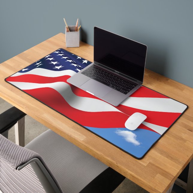Drapeau Américain Sur Sky (Bureau 2)