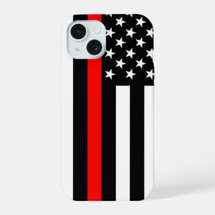 Drapeau américain Thin Red Line symbolique sur