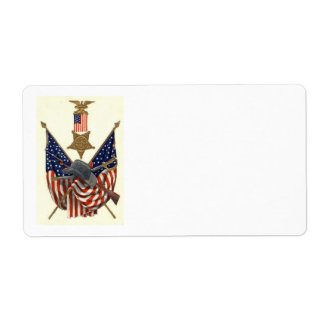 Drapeau américain Union Médaille Guerre de Sécessi