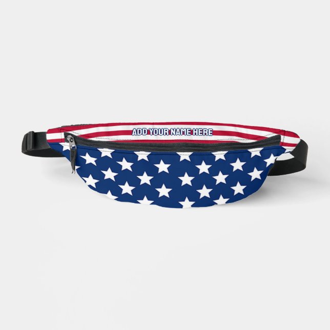DRAPEAU AMÉRICAIN USA Personnalisé patriotique (Recto)