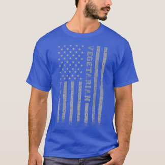 Drapeau américain végétarien T-shirt