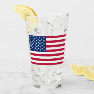 Drapeau américain - Verre à pinte