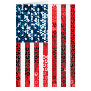 drapeau américain vertical