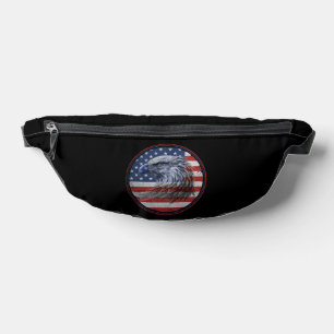 Drapeau américain vintage en détresse Aigle
