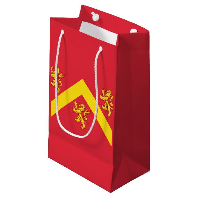 Drapeau Anglesey Petit sac cadeau (Devant Angle)