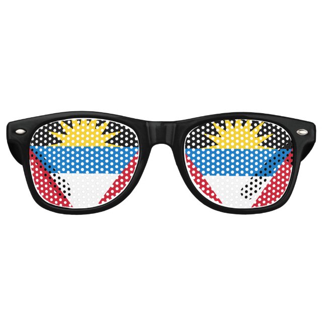 Drapeau Antigua & Barbuda Parti Shades Lunettes de (Devant)