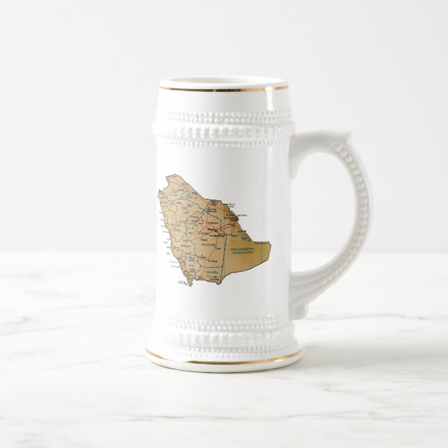 Drapeau Arabie Saoudite ~ Plan Mug (Droite)