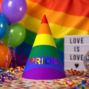 Drapeau arc-en-ciel de la fierté LGBT & Chapeau de