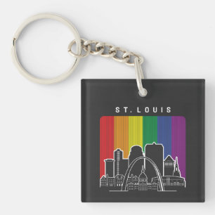 Drapeau arc-en-ciel de St. Louis Missouri Pride LG