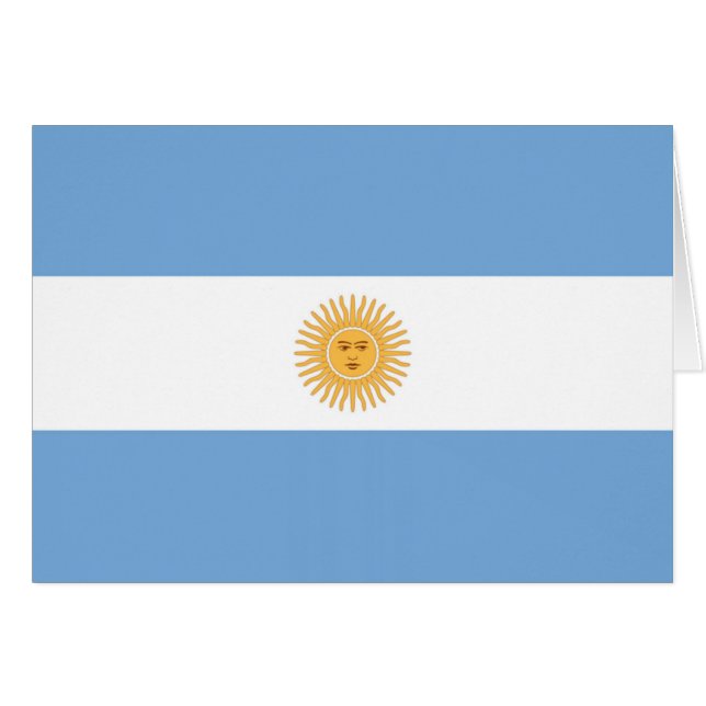 Drapeau Argentine (Devant horizontal)