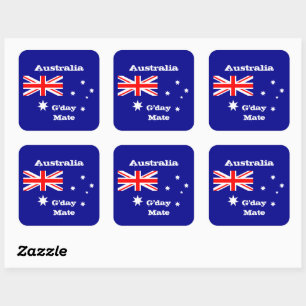 Drapeau australien & autocollant de mode australie