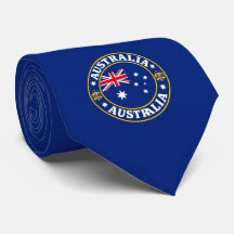 Drapeau australien cravate, cravate australienne é