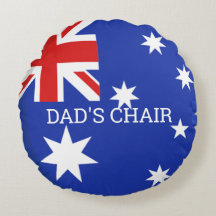 Drapeau australien DADS CHAIR Coussin rond
