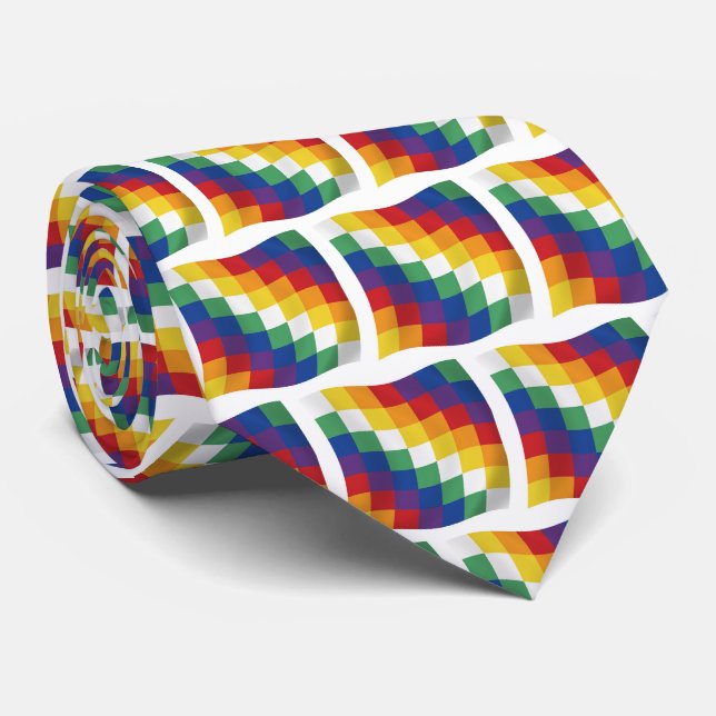 Drapeau Aymara Cravate (Roulé)