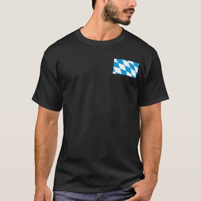 Drapeau Bavière Drapeau Bavière T-shirt (Devant)