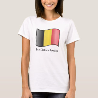 Drapeau Belge Les Diables Rouges T-Shirt