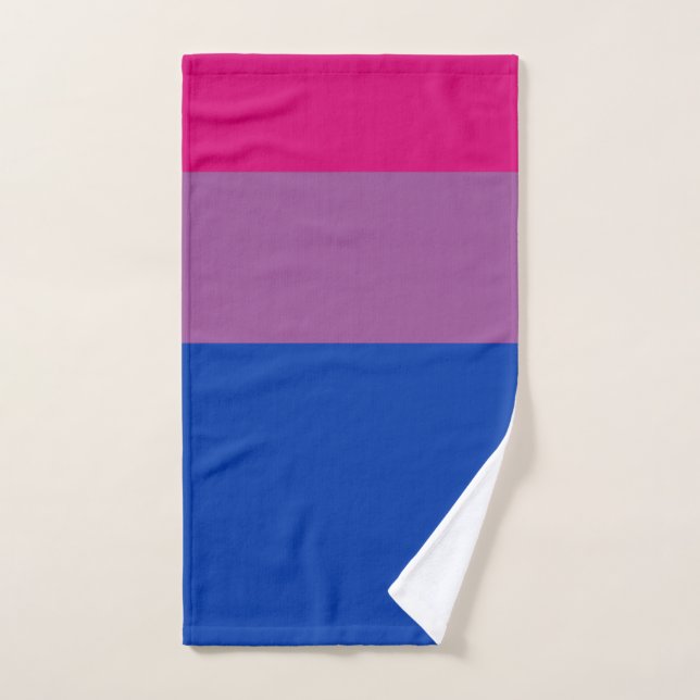 Drapeau bisexuel (Serviette à main)
