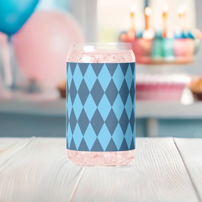 Drapeau bleu Bavaria Rhombus Motif (Insitu (Baby Shower))