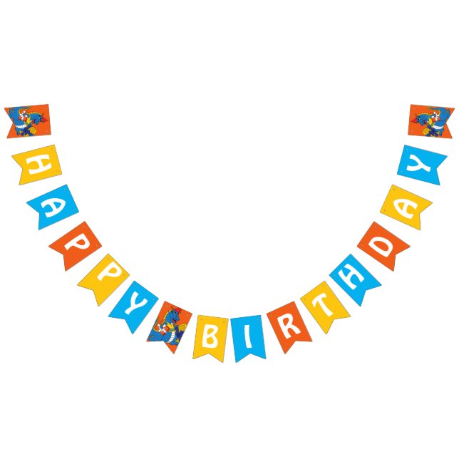 Drapeau Bleu Dragon Anniversaire (Tout)