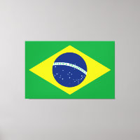 Drapeau Brésil toile étirée Impression
