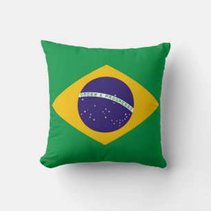 Drapeau brésilien Coussin américain MoJo