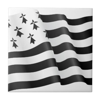 Drapeau breton (Breton flag) Tile