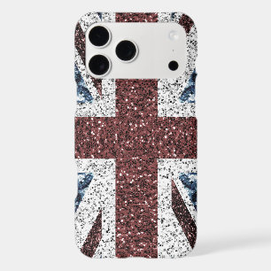 Drapeau britannique Rustique vintage scintille pai