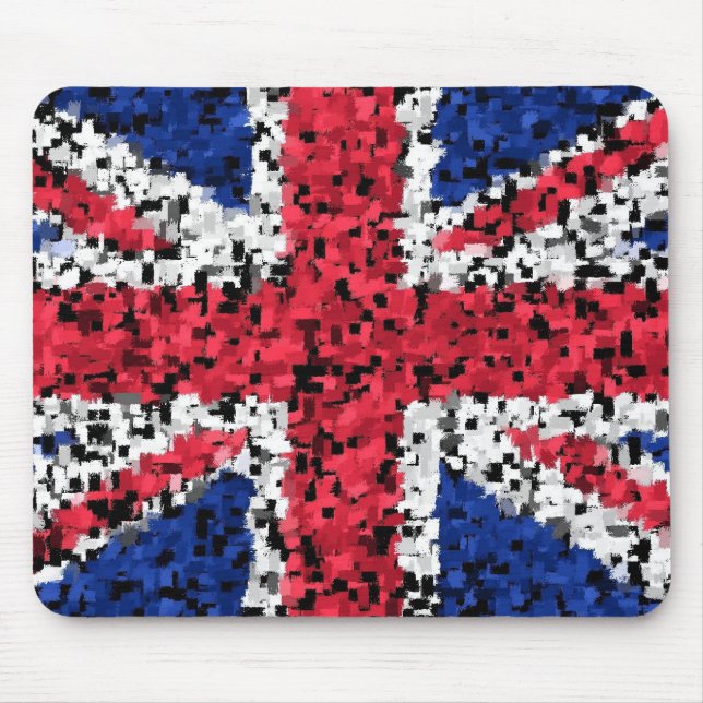 Drapeau britannique - tapis de souris (Devant)