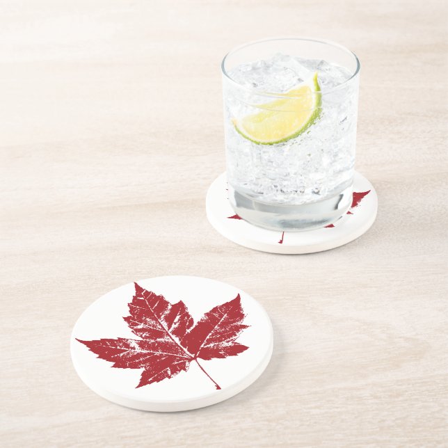 Drapeau Canada Dessous de verre souvenir Canada Ca (Côté)