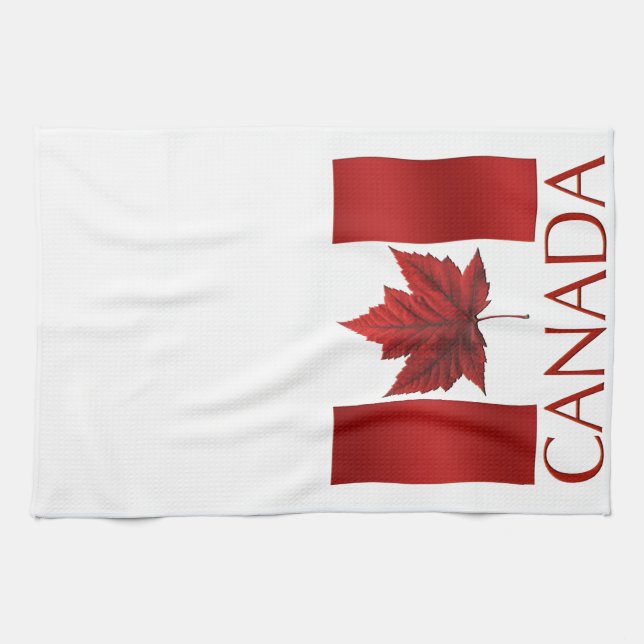 Drapeau Canada Serviette souvenir Canada Décor de  (Horizontal)