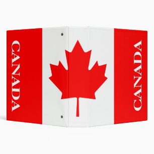 Drapeau canadien 3 classeur de bureau à anneaux sa