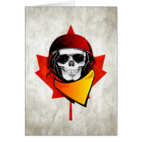 Drapeau canadien déprimé