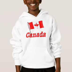 Drapeau canadien et texte