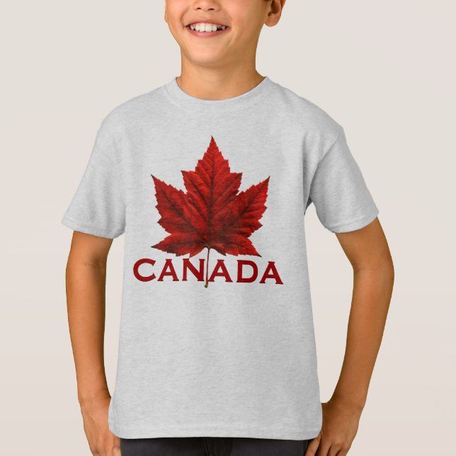 Drapeau canadien pour enfants T-shirt Enfants Bio  (Devant)