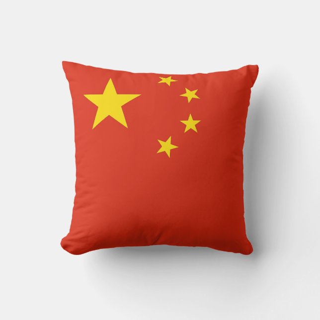 Drapeau chinois Coussin américain MoJo (Recto)