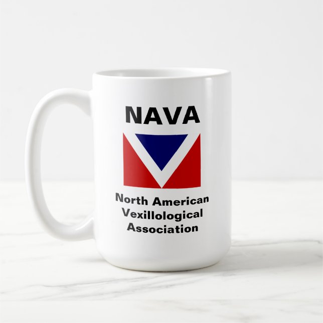 Drapeau classique NAVA Mug 12oz (Gauche)