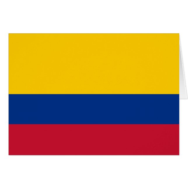 Drapeau Colombie (Devant horizontal)