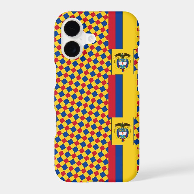 Drapeau colombien coque iphone, moderne (Verso)
