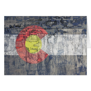drapeau colorado mur texturé